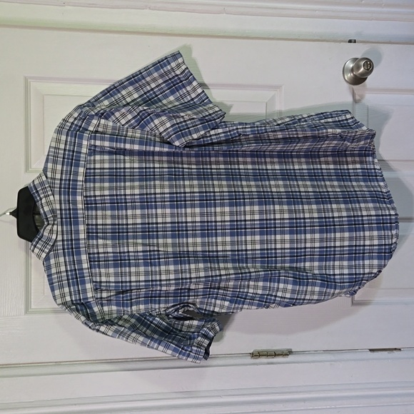Plaid Button Down Polo - Picture 4 of 6